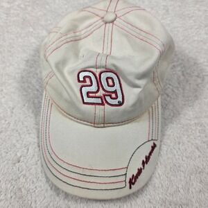 NASCAR Kevin Harvick Hat Mens OSFM Cream 29 Racing Baseball Cap‎ Vintage
